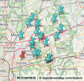 Mappa Via Cascina Cassinazza, 20867 Cambiago MI, Italia (6.64789)