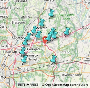Mappa Via Cascina Cassinazza, 20867 Cambiago MI, Italia (6.16857)