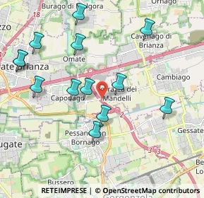 Mappa Via Cascina Cassinazza, 20867 Cambiago MI, Italia (2.13538)