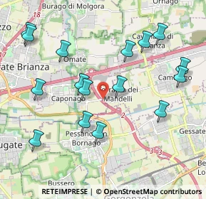 Mappa Via Cascina Cassinazza, 20867 Cambiago MI, Italia (2.2025)