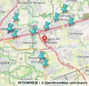 Mappa Via Cascina Cassinazza, 20867 Cambiago MI, Italia (2.36636)
