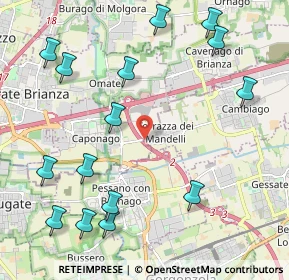Mappa Via Cascina Cassinazza, 20867 Cambiago MI, Italia (2.62733)