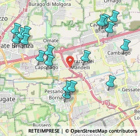 Mappa Via Cascina Cassinazza, 20867 Cambiago MI, Italia (2.37111)