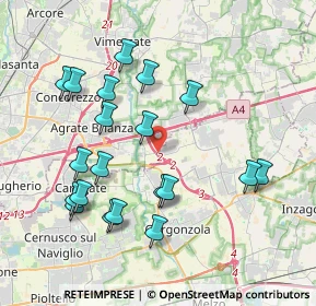 Mappa Via Cascina Cassinazza, 20867 Cambiago MI, Italia (4.0145)
