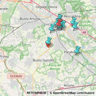 Mappa Via S. Rocco, 20020 Villa Cortese MI, Italia (3.94154)
