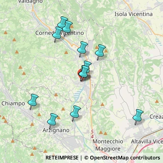 Mappa Via Dalle Ore, 36070 Trissino VI, Italia (3.76417)