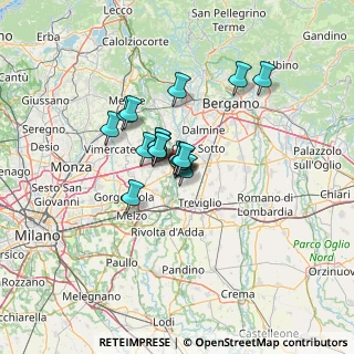 Mappa Via del Lavoro, 24045 Fara Gera d'Adda BG, Italia (8.23353)