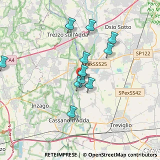 Mappa Via del Lavoro, 24045 Fara Gera d'Adda BG, Italia (3.33273)
