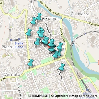 Mappa Via Gustavo di Valdengo, 13900 Biella BI, Italia (0.2855)