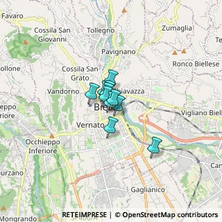 Mappa Via Gustavo di Valdengo, 13900 Biella BI, Italia (0.66273)