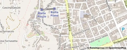Mappa Biella