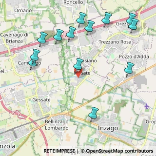 Mappa Via Risorgimento, 20060 Masate MI, Italia (2.57462)