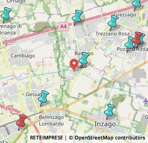 Mappa Via Risorgimento, 20060 Masate MI, Italia (3.10545)
