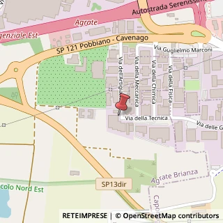 Mappa Via Dell' Artigianato, 30, 20864 Agrate Brianza, Monza e Brianza (Lombardia)