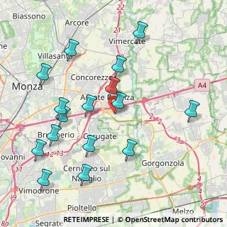 Mappa Via dell'Artigianto, 20864 Agrate Brianza MB, Italia (4.43375)