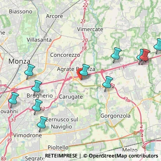 Mappa Via dell'Artigianto, 20864 Agrate Brianza MB, Italia (5.51727)