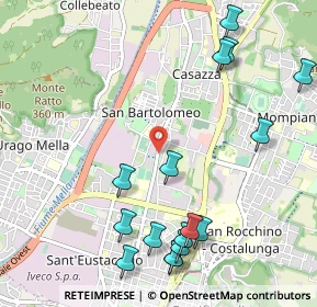 Mappa Via Tirandi Milziade, 25128 Brescia BS, Italia (1.27938)