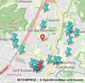 Mappa Via Tirandi Milziade, 25128 Brescia BS, Italia (1.2455)