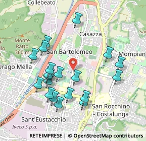 Mappa Via Tirandi Milziade, 25128 Brescia BS, Italia (0.9465)