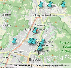 Mappa Via Tirandi Milziade, 25128 Brescia BS, Italia (2.04154)