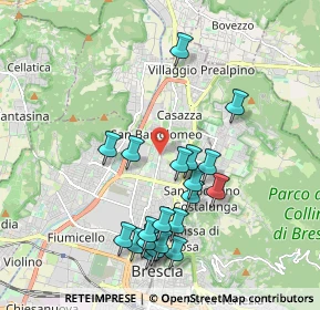 Mappa Via Tirandi Milziade, 25128 Brescia BS, Italia (1.96)