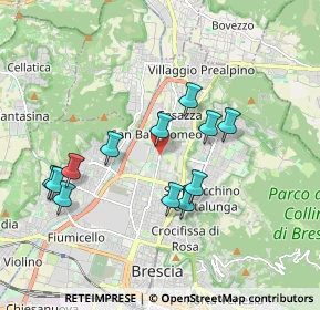 Mappa Via Tirandi Milziade, 25128 Brescia BS, Italia (1.7425)