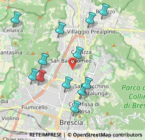 Mappa Via Tirandi Milziade, 25128 Brescia BS, Italia (2.0425)