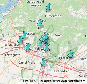 Mappa Via Tirandi Milziade, 25128 Brescia BS, Italia (5.725)