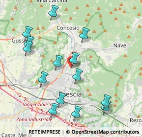 Mappa Via Tirandi Milziade, 25128 Brescia BS, Italia (4.32929)