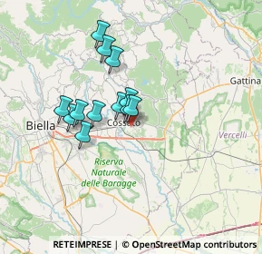 Mappa Via Milano, 13836 Cossato BI, Italia (5.33917)