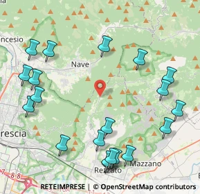 Mappa Via San Gallo, 25082 Botticino BS, Italia (5.196)
