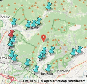 Mappa Via San Gallo, 25082 Botticino BS, Italia (5.019)