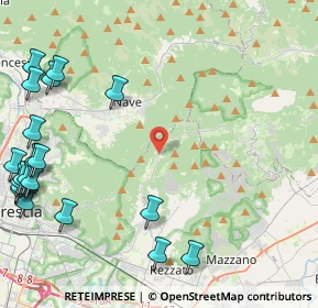 Mappa Via San Gallo, 25082 Botticino BS, Italia (6.395)