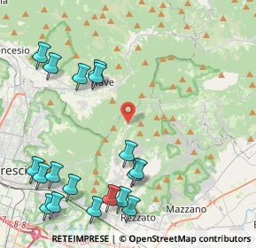 Mappa Via San Gallo, 25082 Botticino BS, Italia (5.37556)