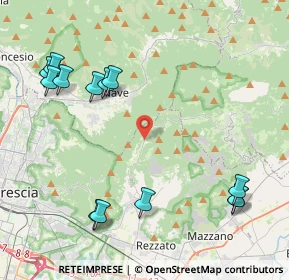 Mappa Via San Gallo, 25082 Botticino BS, Italia (5.09923)