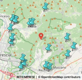 Mappa Via San Gallo, 25082 Botticino BS, Italia (5.45222)