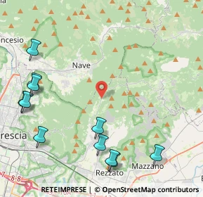 Mappa Via San Gallo, 25082 Botticino BS, Italia (5.54273)