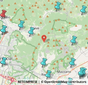 Mappa Via San Gallo, 25082 Botticino BS, Italia (7.2265)