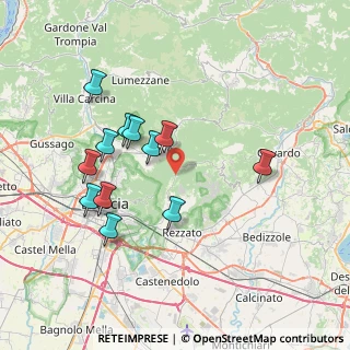 Mappa Via San Gallo, 25082 Botticino BS, Italia (7.11917)
