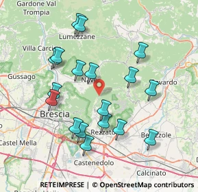 Mappa Via San Gallo, 25082 Botticino BS, Italia (7.45389)