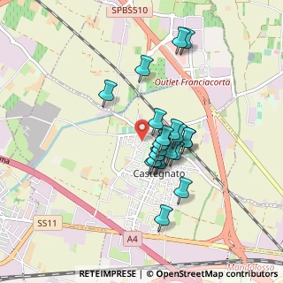 Mappa Via Franceschine, 25045 Castegnato BS, Italia (0.682)