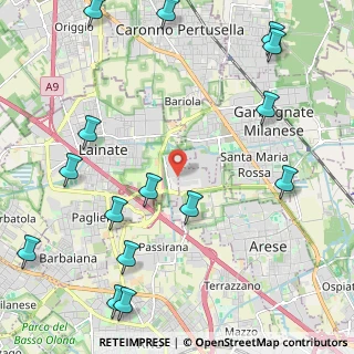 Mappa Via Juan Manuel Fangio, 20020 Arese MI, Italia (2.92467)