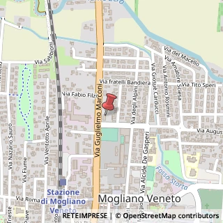 Mappa Via Gaetano Tavoni, 1, 31021 Mogliano Veneto, Treviso (Veneto)