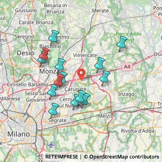 Mappa Via della Fisica, 20041 Agrate Brianza MB, Italia (6.97571)