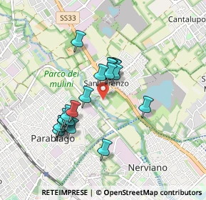 Mappa Via Nuova Circonvallazione, 20014 Parabiago MI, Italia (0.7375)