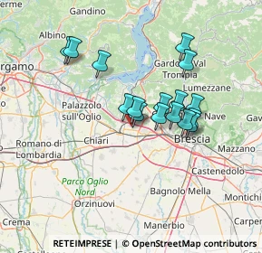 Mappa Cazzago S.M, 25046 Cazzago San Martino BS, Italia (11.24438)