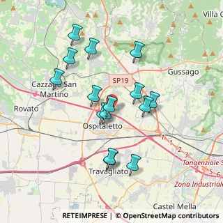 Mappa Via Fratelli Rosselli, 25050 Passirano BS, Italia (3.32267)