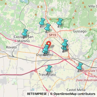 Mappa Via Fratelli Rosselli, 25050 Passirano BS, Italia (3.41273)