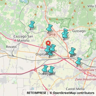 Mappa Via Fratelli Rosselli, 25050 Passirano BS, Italia (3.52083)