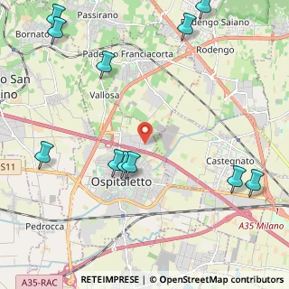 Mappa Via Fratelli Rosselli, 25050 Passirano BS, Italia (2.85364)